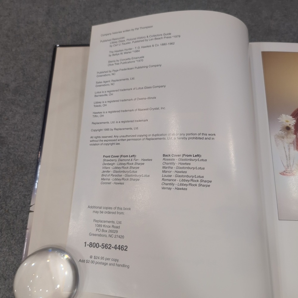 A Collection of American Crystal Stemware Identification Guide Page Frederiksen - Picture 3 of 5